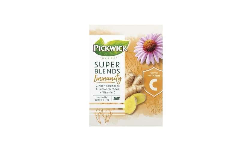 Pickwick Super Blends Immunity Ginger Echinacea and Lemon Verbena + Vitamin C