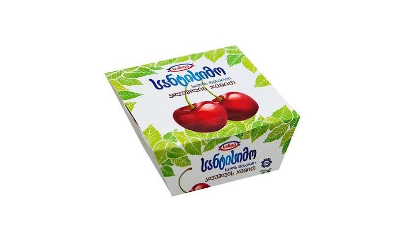 Santissimo Cottage Cheese Dessert with Cherry Jam 150g