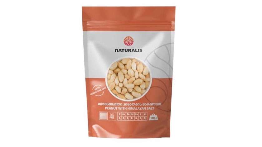 Naturalis Peanuts with Himalayan Salt 130g