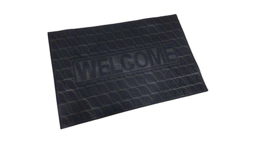 Welcome rug, lilac with dots (4716)