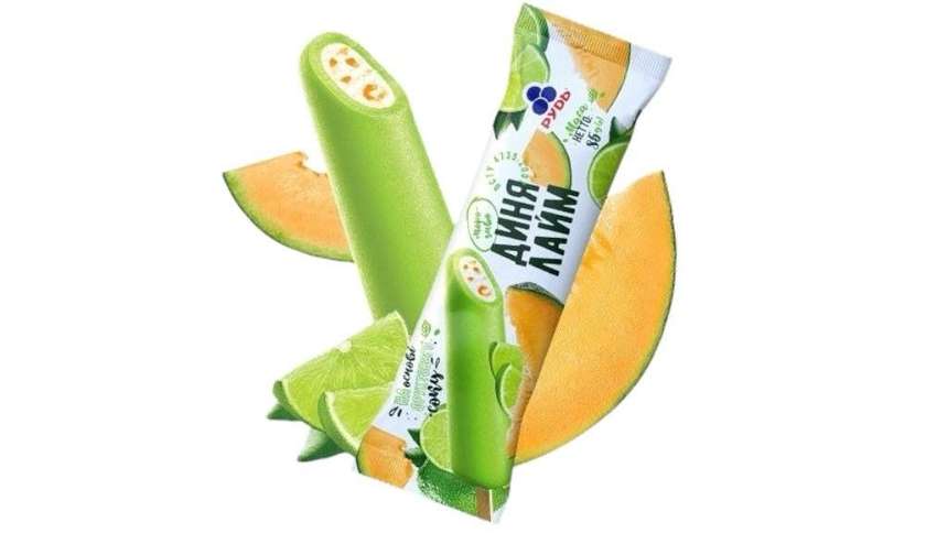 Cantaloupe-Lime Popsicle