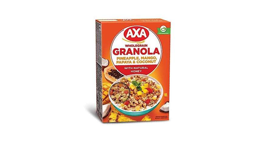 Axa Granola Pineapple, Mango, Papaya, Coconut 270gr