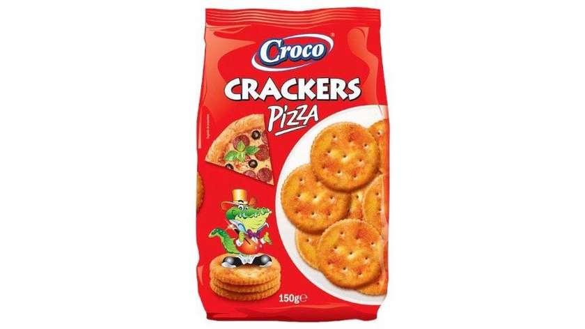 Croco Pizza Flavored Cracker 150g