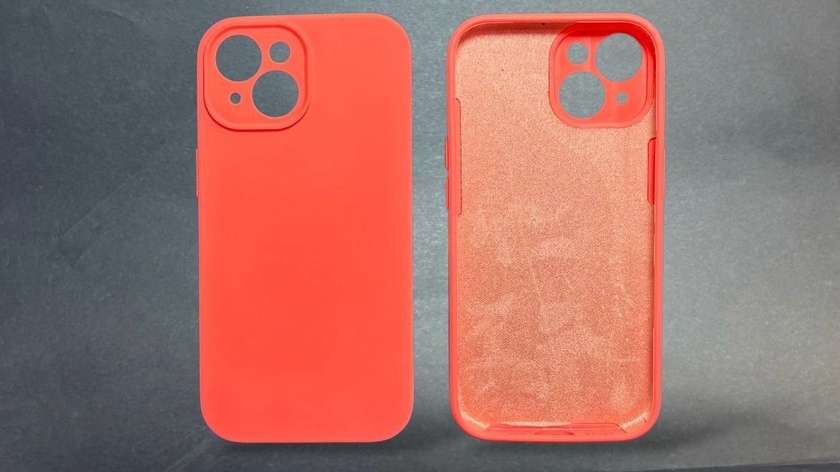 Silicone Case iPhone 15 Orange