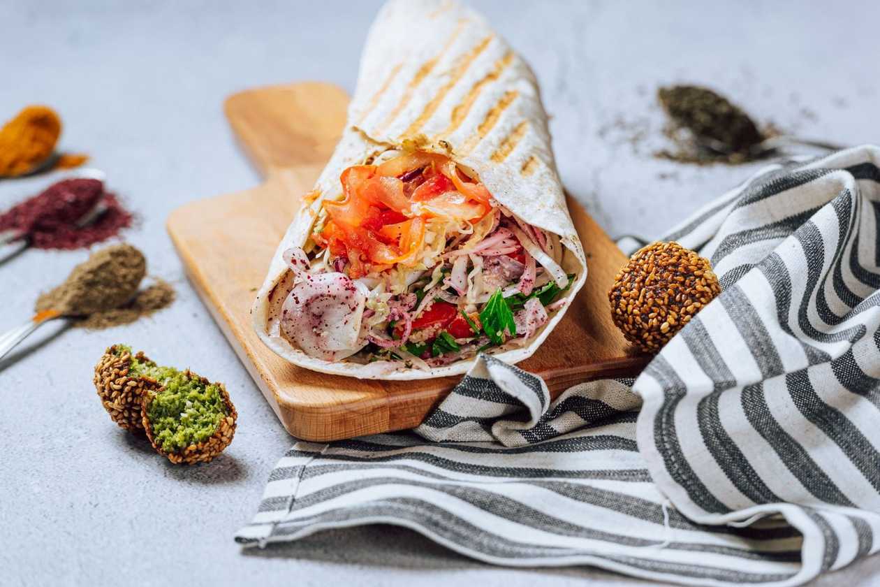 Falafel  la Lipie + Supa de Linte