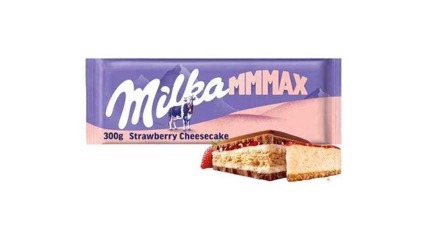 Milka mmmax Strawberry Cheesecake 300gr