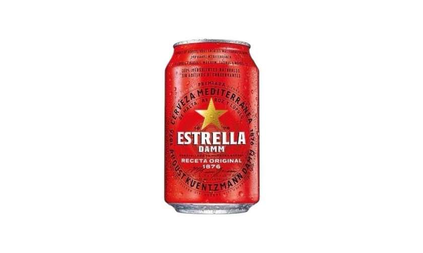 Estrella Damm Beer Can 330ml