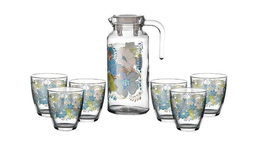 Carafe + 6 Glasses