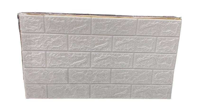 White Plastic Sticker with Tape