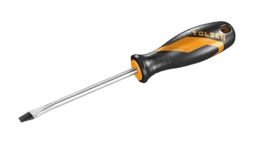 Tolsen tol37-20004 Screwdriver with Metal Rubber Handle 6.5*150MM