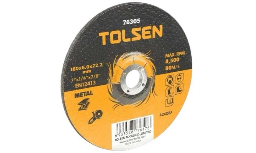 Tolsen tol1516-76303 Metal Cutting Disc 125x6.0x22.2mm