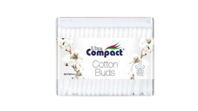 Ultra Compact Cotton Swabs 200 count