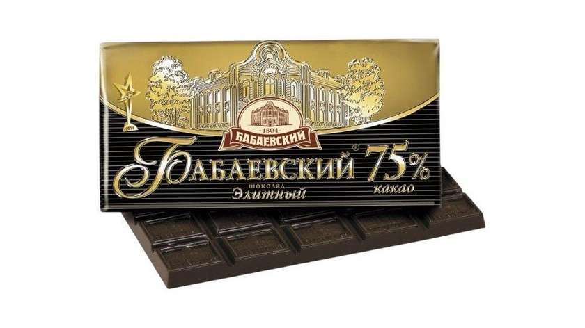 Babaevsky Elite Dark Chocolate 75% Cocoa 90g