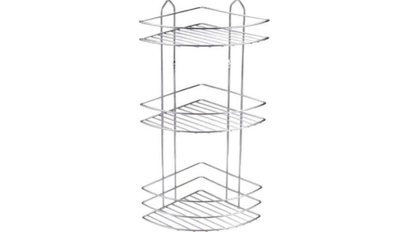 Corner Shelf, Set of 3, Black