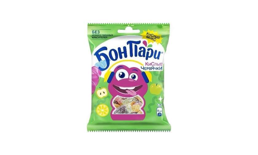 Bon Pari Sour Worms 75g