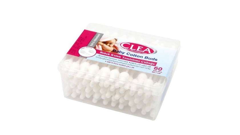 Clea Baby Cotton Swabs 60 Count