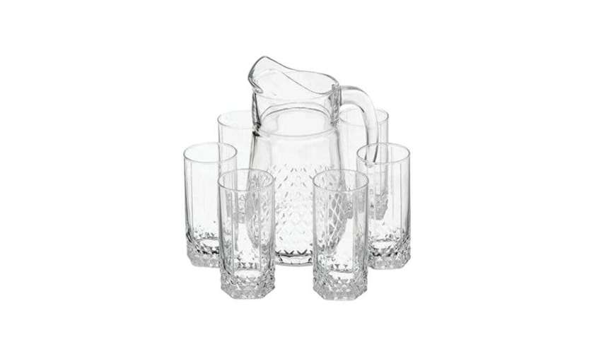 Valse 7-piece set: carafe and 6 glasses