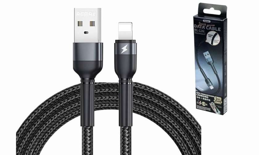 Charging cable REMAX Cable RC-124i black
