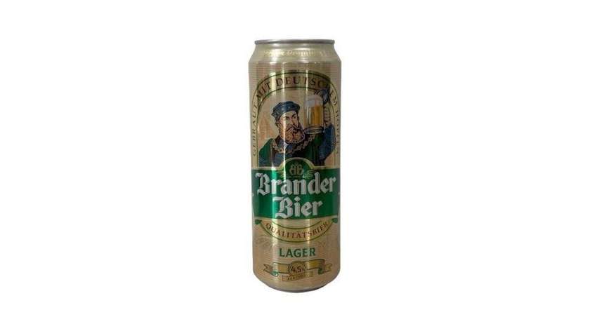 Brander Bier Lager 0.45L Can