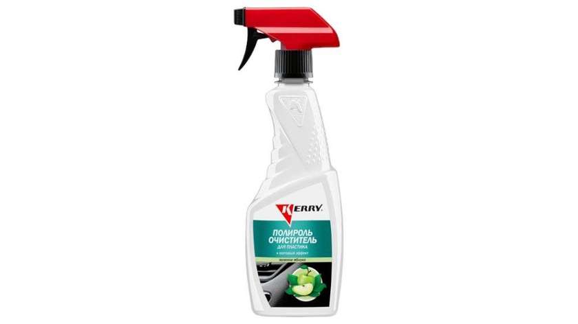 Plastic salon polish-cleaner with smooth effect and apple scent 500ml