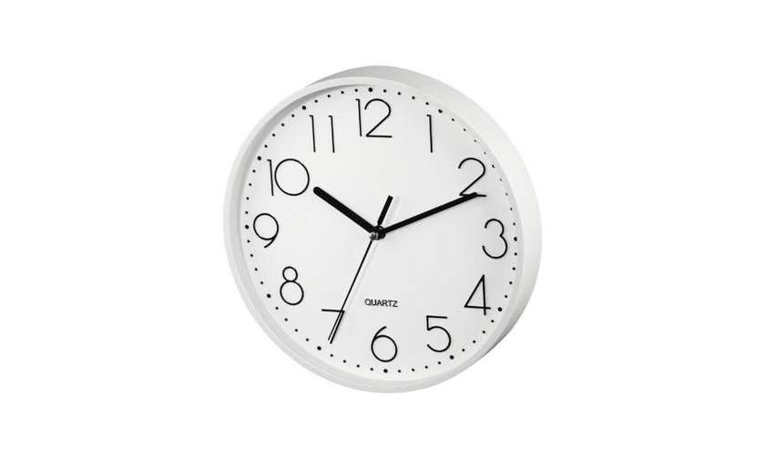 Large White Wall Clock
