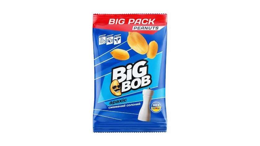Big Bob Apaxic Roasted Salted Peanuts 120g