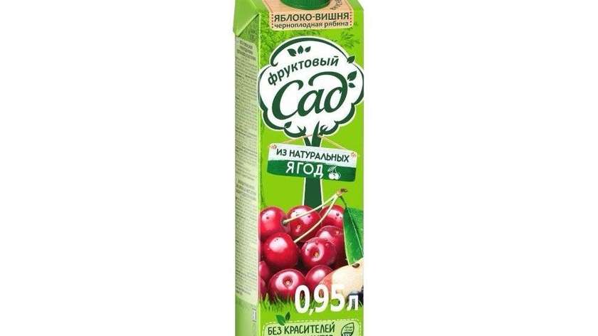 Fruktovi Sad Natural Juice Cherry-Apple 0.95 l