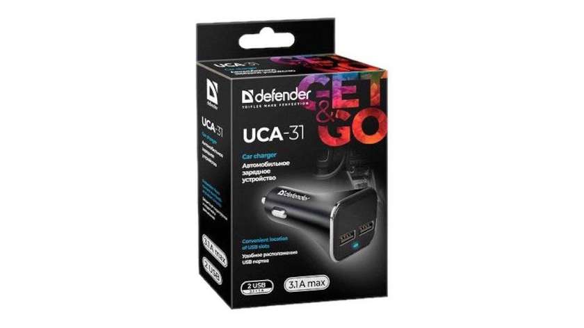 Defender UCA-31 Car Charger 2USB
