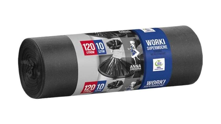 Superstrong Garbage Bags 120L 10pcs