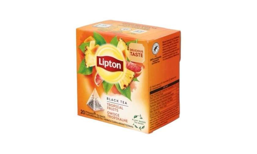 Lipton Black Tea Tropical Fruit 20 Bags