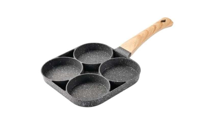 Medical Stone 4-Hole Frying Pan