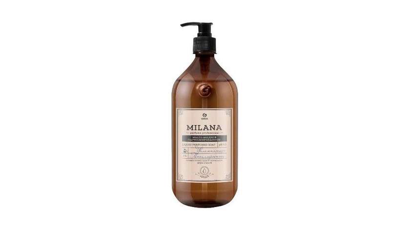 Grass Moisturizing Liquid Cream Soap Milana Perfume Professional 1000ml