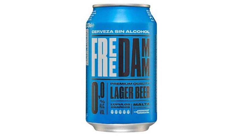 Free Damm Non-Alcoholic Beer Can 0.330ml