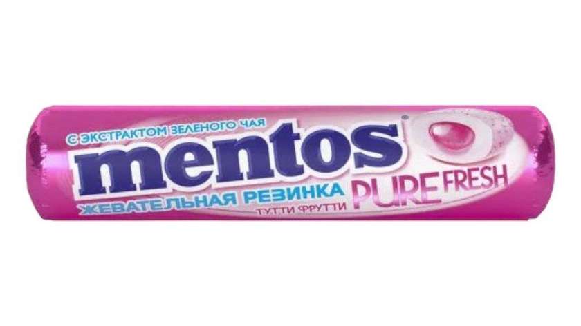 Mentos Tutti-Frutti Flavored Chewing Gum 15.5g