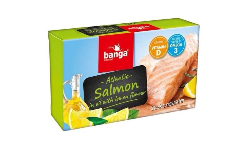 Salmon in Oil with Lemon 120g