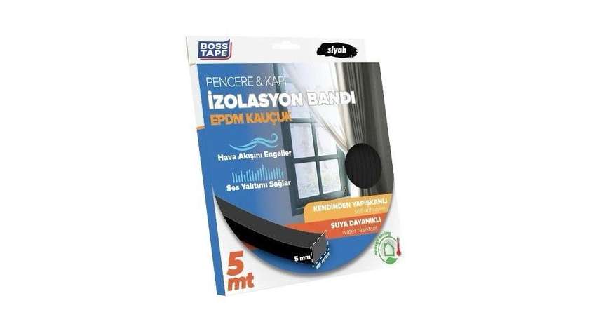 Boss Tape Sealing Adhesive Tape 15mm x 5m Black