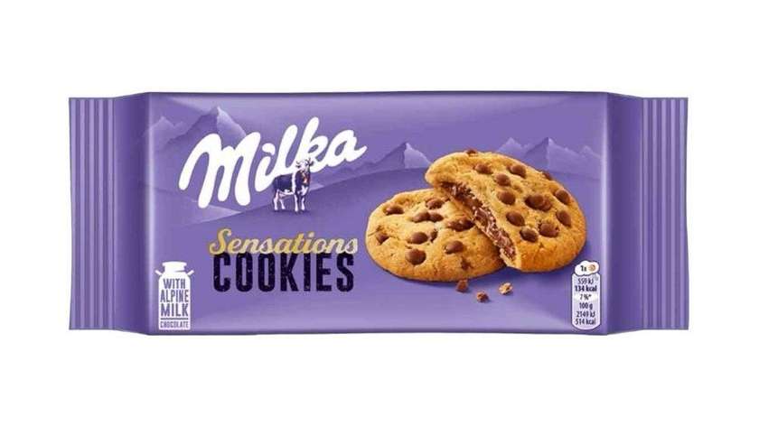 Milka Sensations Cookies with Chocolate Chips 156g