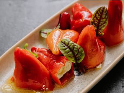 Peppers Stuffed with Cheese