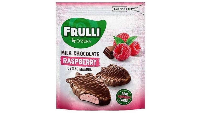 Frulli Milk Chocolate Raspberry 125g