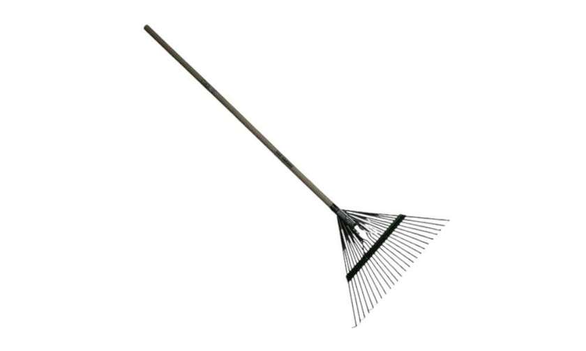 Lux Garden LXG-2950 Metal Broom With Wooden Handle
