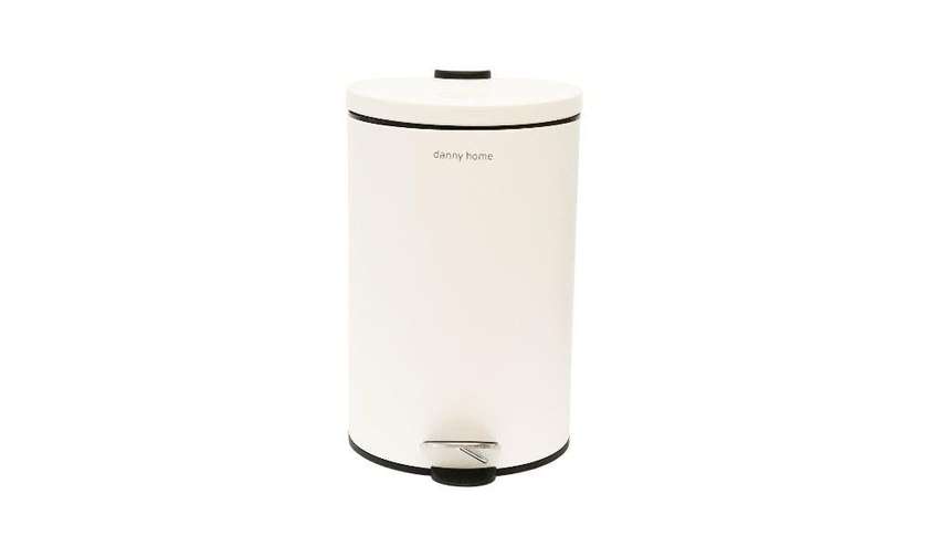 Danny Home Trash Can 20.8x25.5x31.8cm/ 5L White