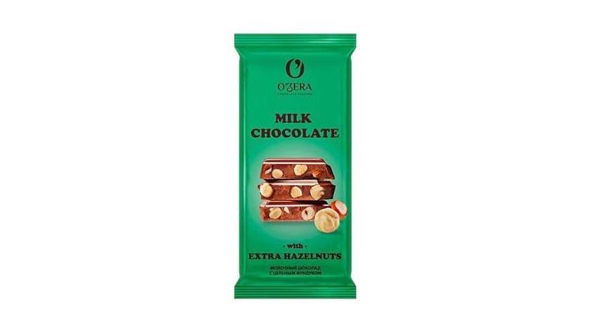 O Zera Milk chocolate with extra hazelnut