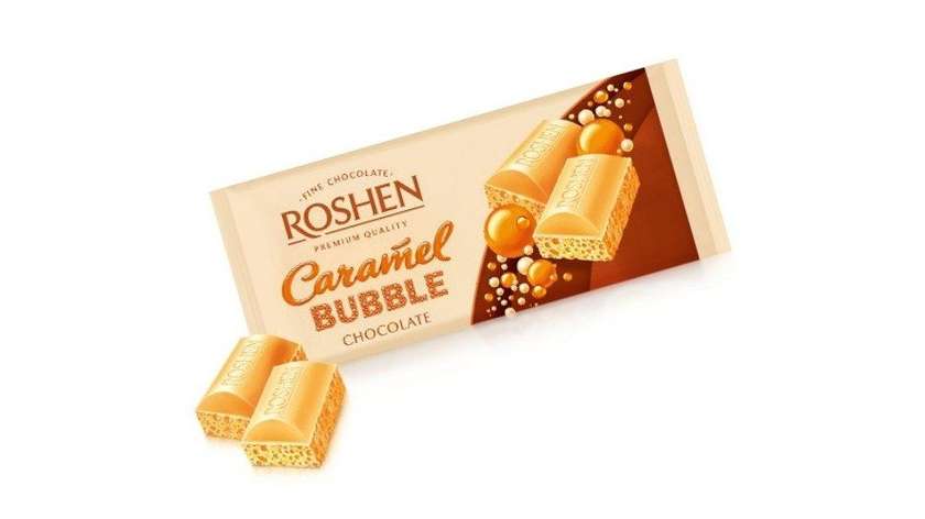 Roshen Caramel Bubble 80g