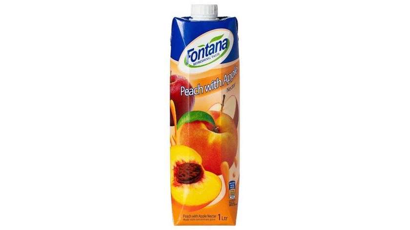 Fontana Apple and Peach Juice 1L