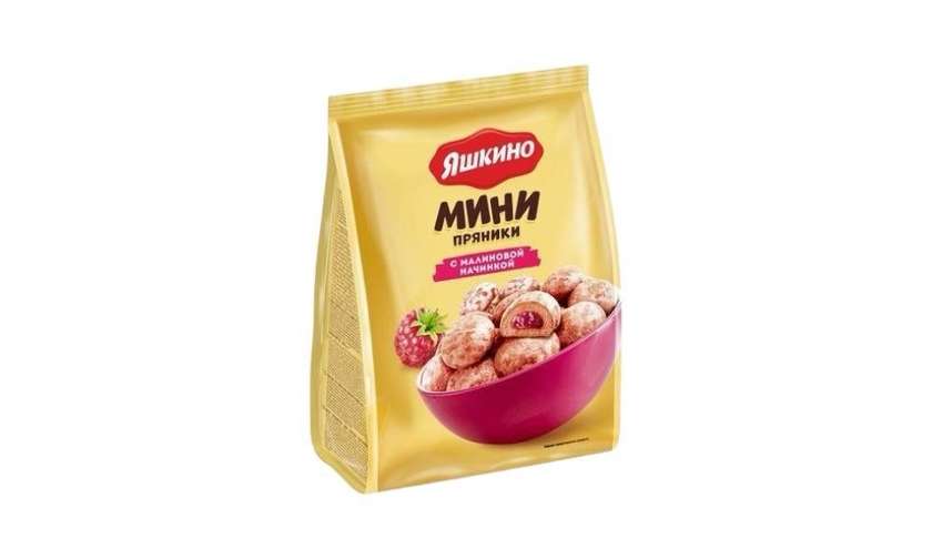 Yashkino mini gingerbread with raspberry