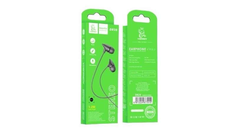Vdenmenv stereo earphones 1.2M dr28