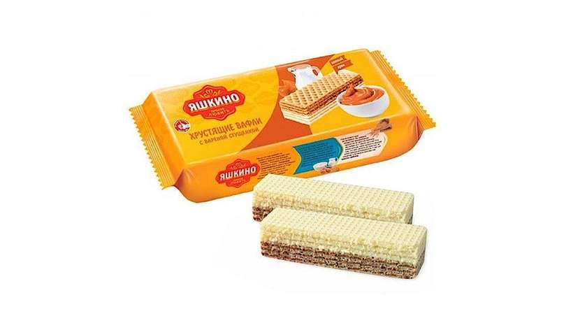 Yashkino Waffles with Condensed Milk 300g