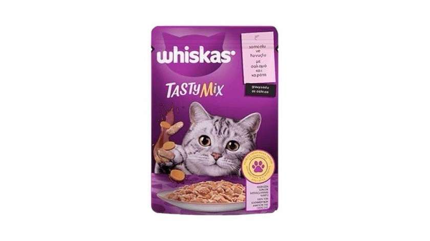 Whiskas Tasty Mix Salmon / Carrot in Sauce 85g