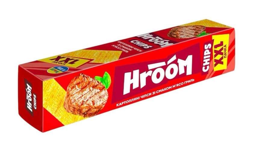 Hroom Chips with Grilled Meat Flavor 100g