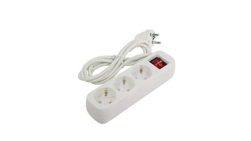 Defender Extension Cord S330 Switch 3 Sockets 3m